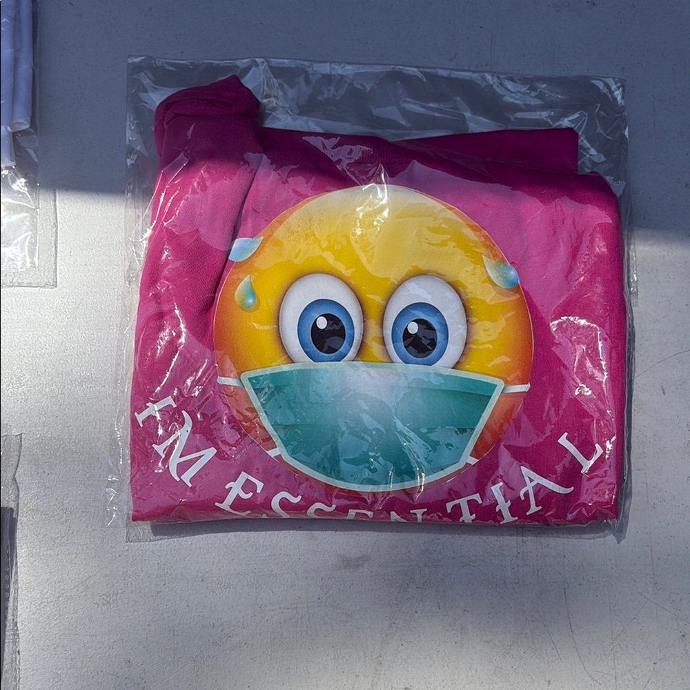 Pink Emoji Graphic T-Shirt